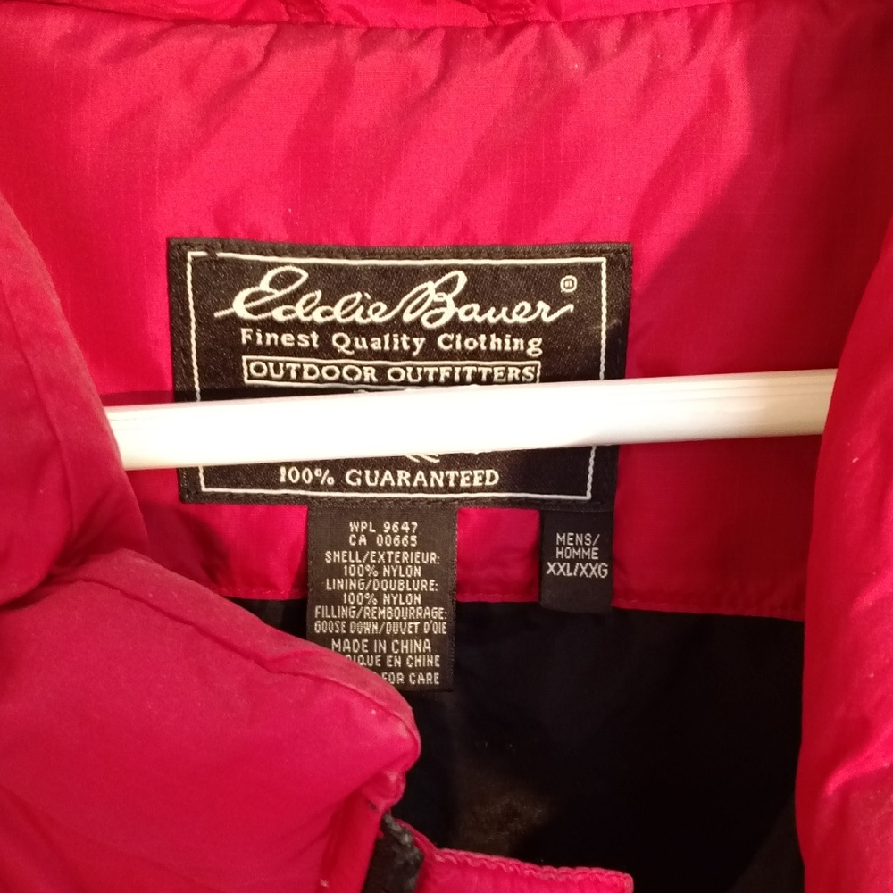 Eddie Bauer Red puffer vest XXL